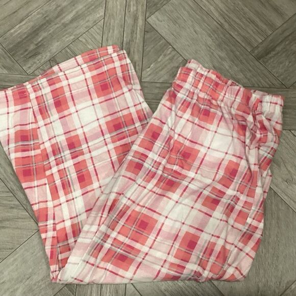 NWOT. Kim Rogers Women’s Size M 2 Pc. Pink Plaid PJ Set - Picture 10 of 15